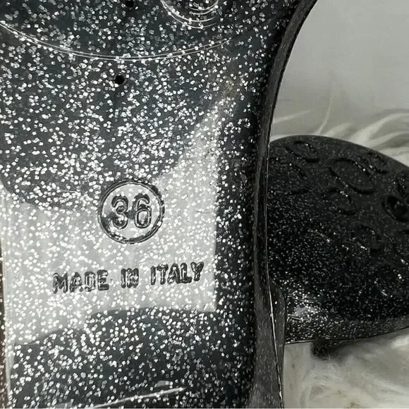Marc by Marc JacobsJelly Sparkle Slingback SandalSize 6